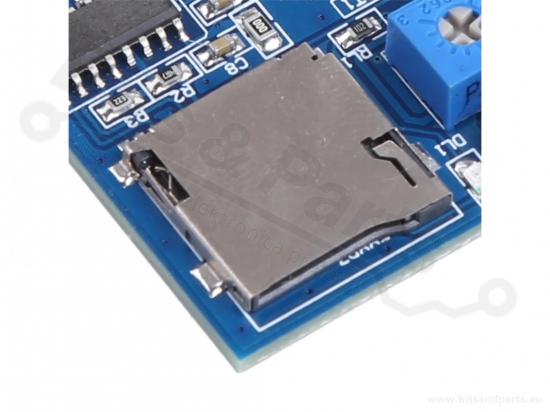 MP3 player module with SD card and 3.5mm jack connection